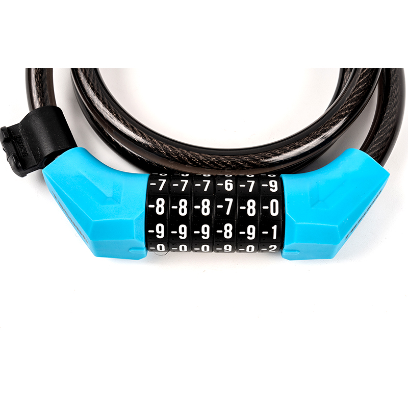 Ötvözött + pvc anyag jelszó acél kábelzár