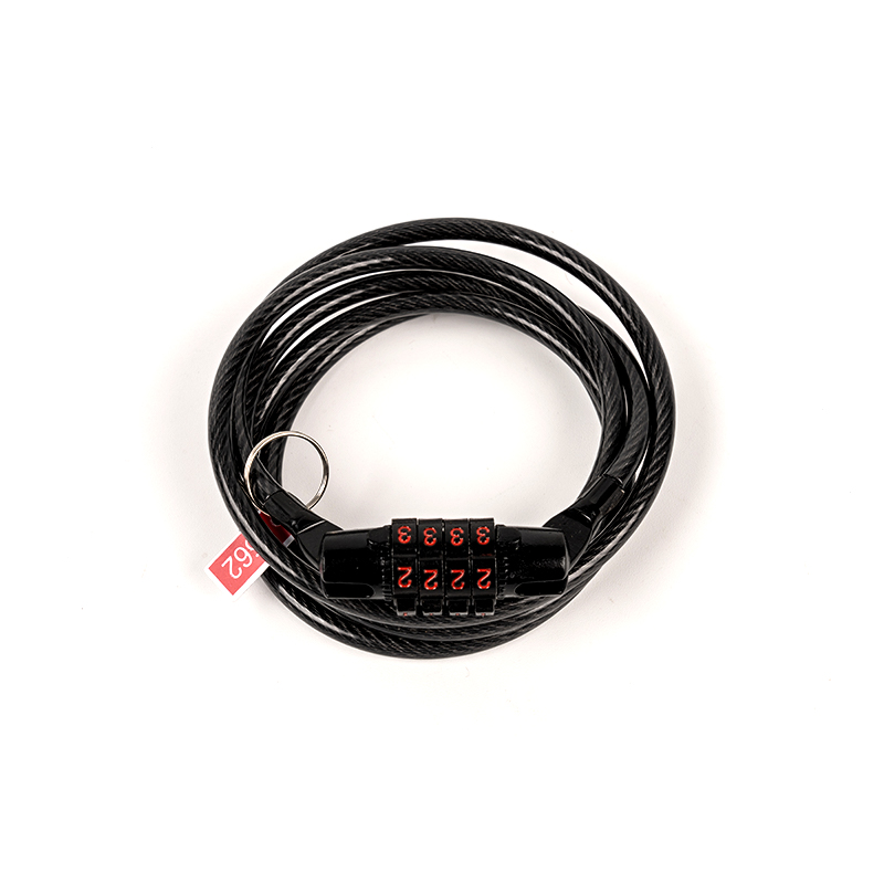 0,1 kg szakító és nyíróálló kódolt acélkábel zár